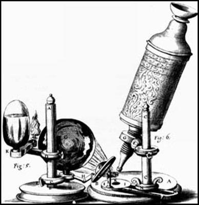 罗伯特·虎克发明的显微镜