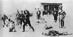 八国联军在北京朝阳门外屠杀义和团团民