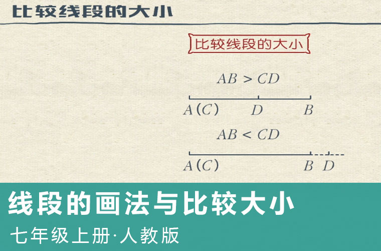 趣味微课：8.线段的画法与比较大小（人教版数学七上）