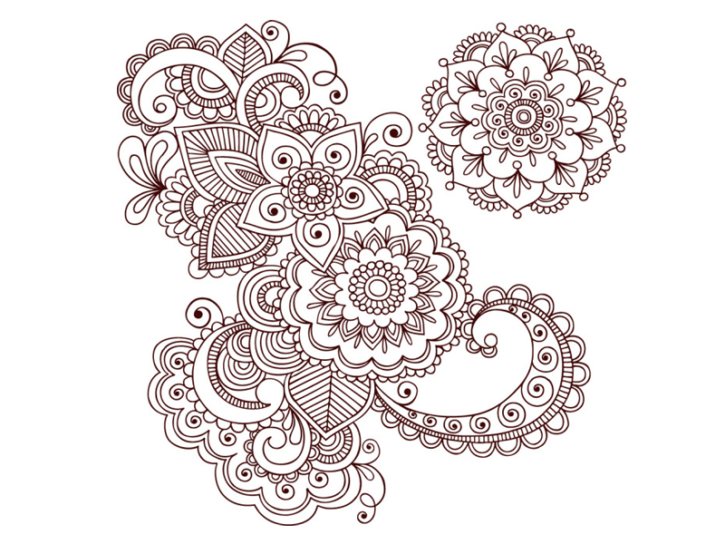 古典花卉纹样&nbsp;美术 八年级下册(人教版)